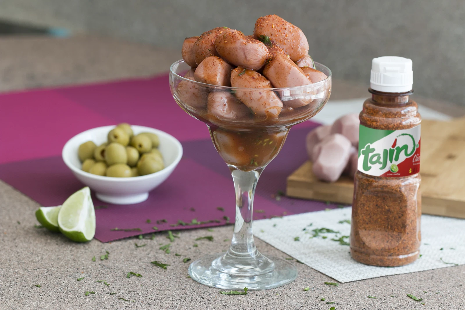 Salchichas en Salsa Negra