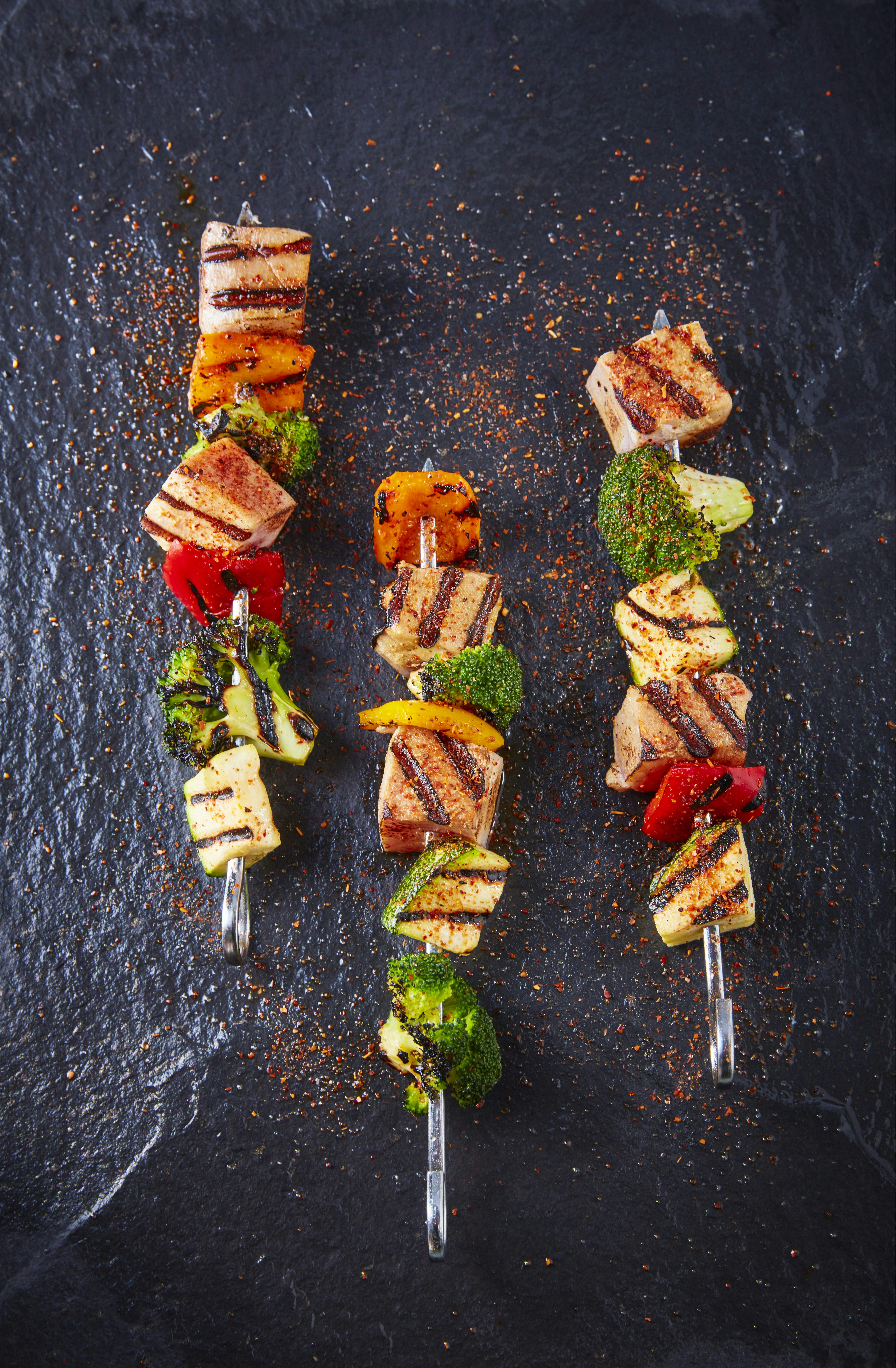 Brochetas de pollo