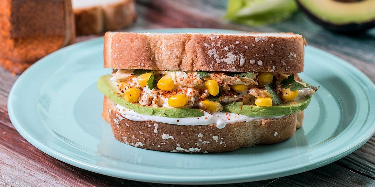 Chicken Salad Sandwich with Avocado